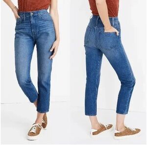 Madewell Jeans Sz 27 The Mom Jean High Waisted Baggy Casual Denim In Stratfield
